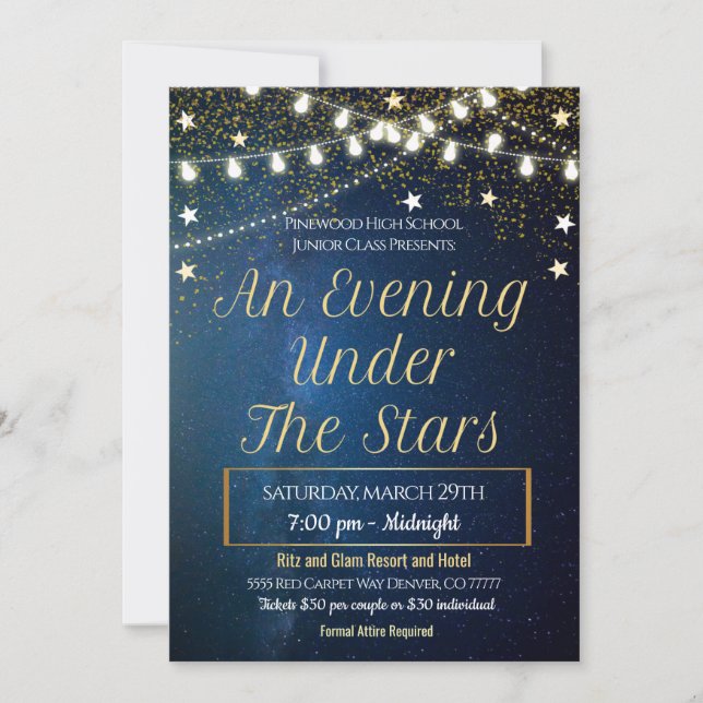  Prom Dance Invitation (Front)