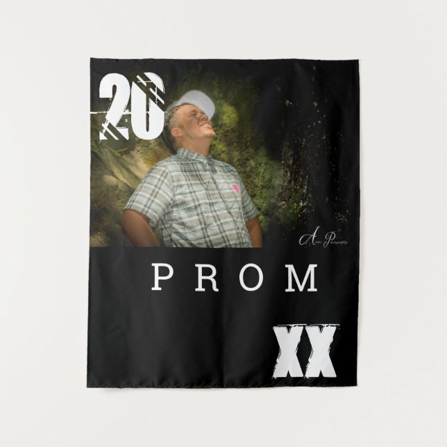 Prom Graduation Photo Backdrop Tapestry (Front)