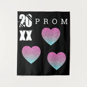 Prom Hearts  Graduation  Backdrop Tapestry