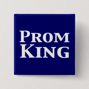 Prom King Gifts 15 Cm Square Badge