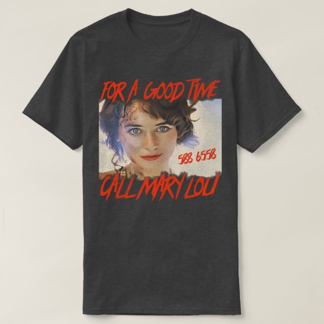 Prom Night 2 Mary Lou 80s Horror Movie T-Shirt (Design Front)
