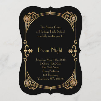 Prom Night Empire style Invitation