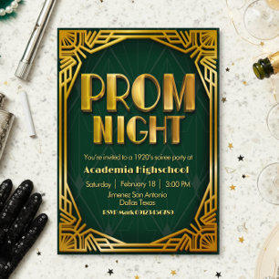 Prom Night - Gatsby Invitation