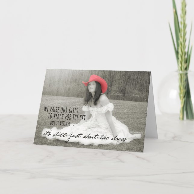 PROM NIGHT Greeting Card (Front)