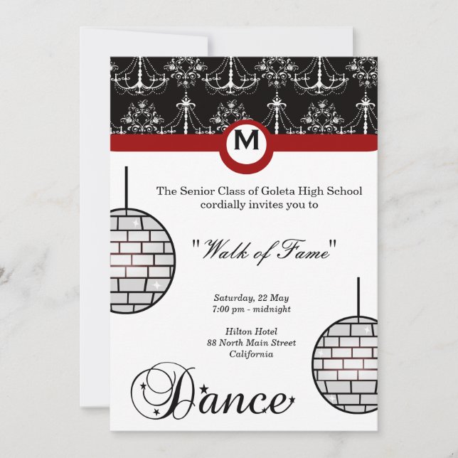 Prom Night Invitation (Front)