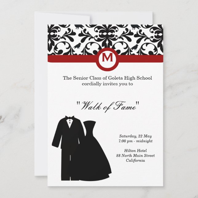 Prom Night Invitation (Front)