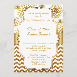 Prom senior formal class 2017 invitation