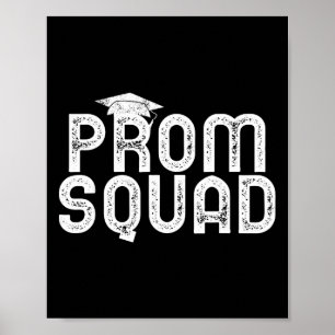 Prom Squad Funny Prom Graduation Cl Of 2026 Poster