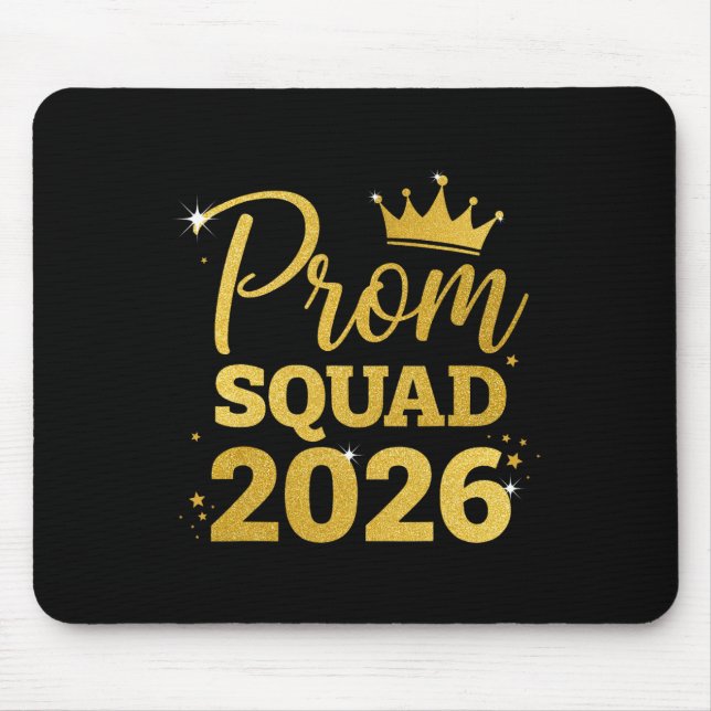 Prom Squad Graduation Cl Of 2026  Mouse Pad (Front)