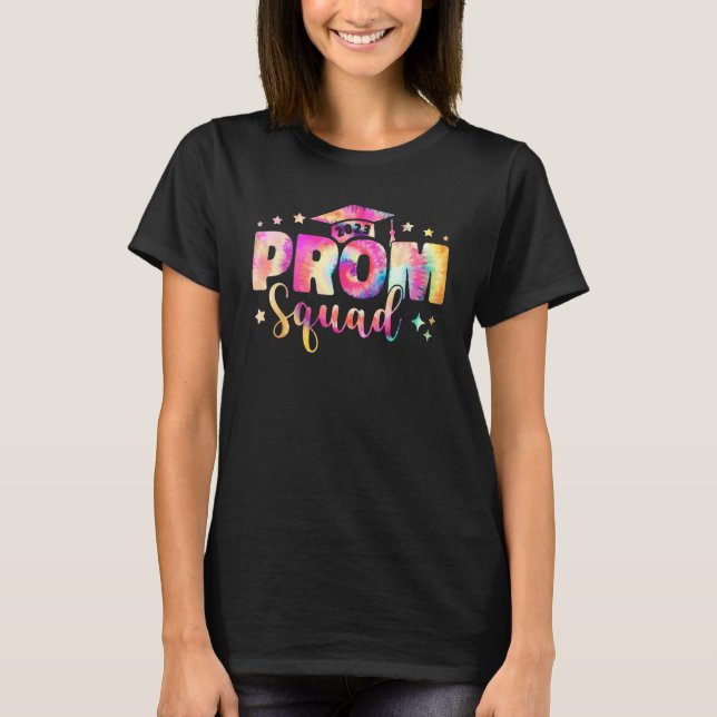 Prom Squad Senior 2023 Prom Graduation Matching Pa T-Shirt (Front)