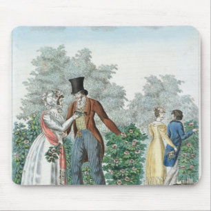 Promenade at Fontenay-aux-Roses Mouse Pad