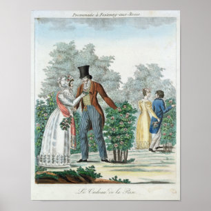 Promenade at Fontenay-aux-Roses Poster