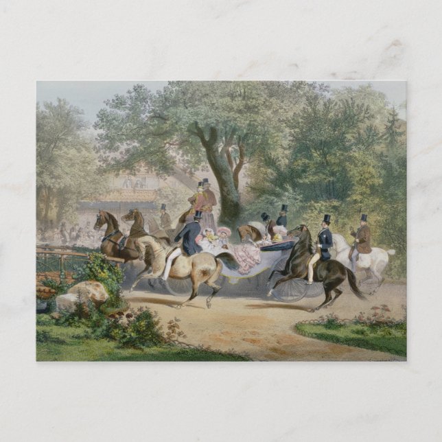 Promenade au Bois Postcard (Front)