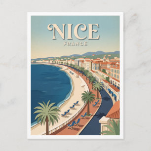 Promenade des Anglais Nice France Postcard