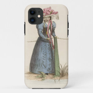 Promenade Dress, fashion plate from Ackermann's Re iPhone 11 Case