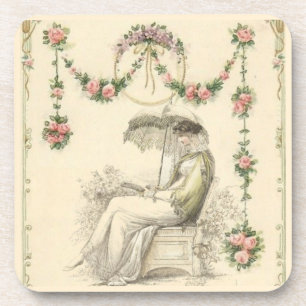 'Promenade Dress' Regency fashionplate Coaster