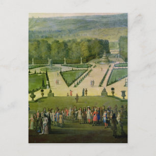 Promenade of Louis XIV by the Parterre du Nord Postcard