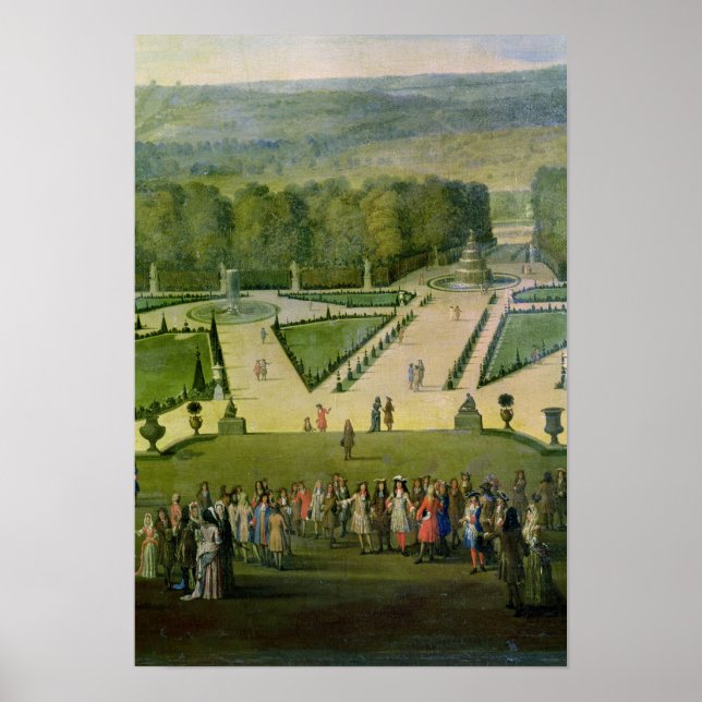 Promenade of Louis XIV by the Parterre du Nord Poster (Front)