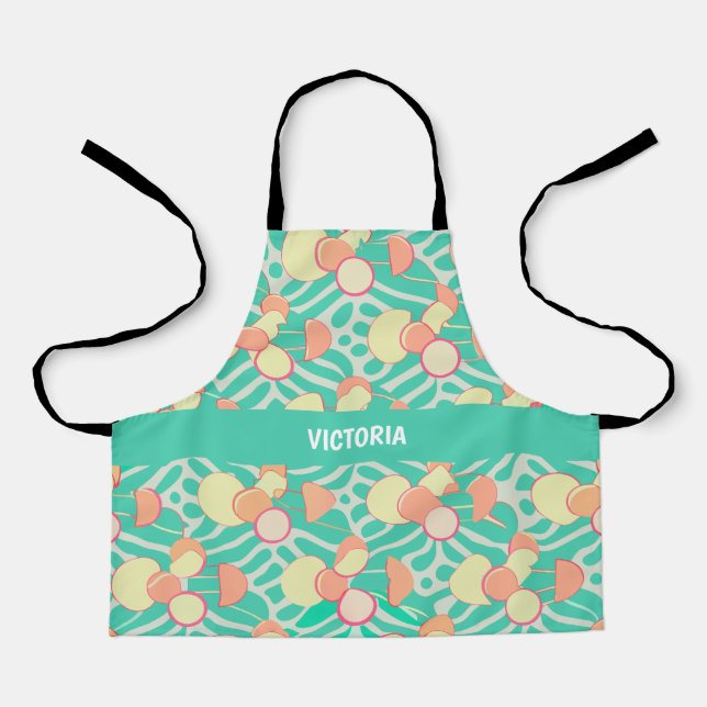 Promenade Pastel Custom Pattern Apron (Front)