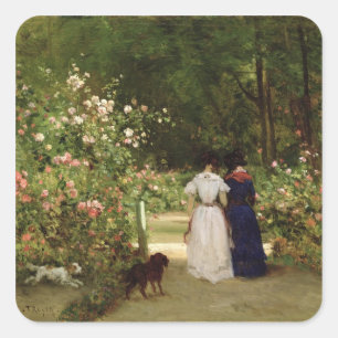 Promenade Square Sticker