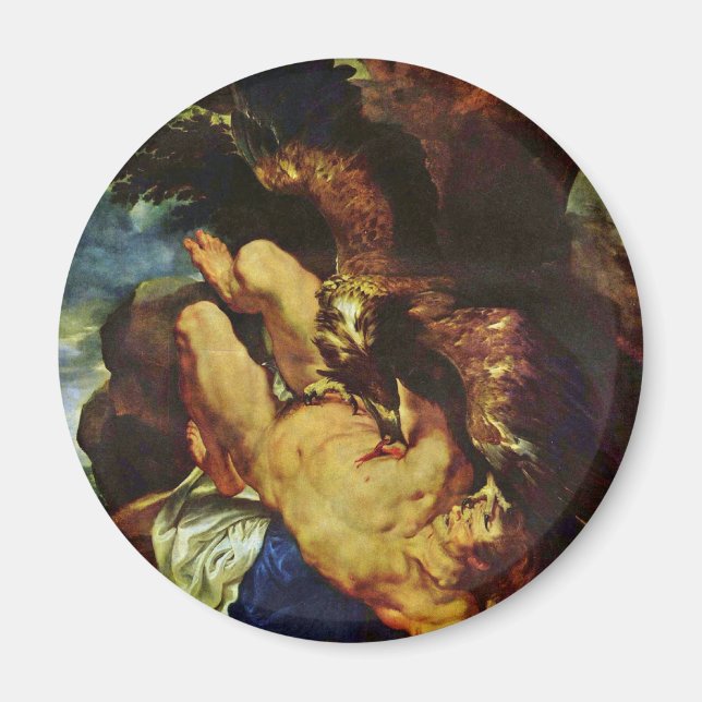 Prometheus Bound By Rubens Peter Paul Magnet (Front)