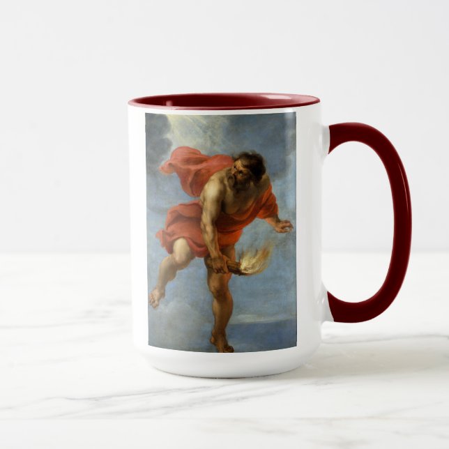 Prometheus Carrying Fire Mug (Right)