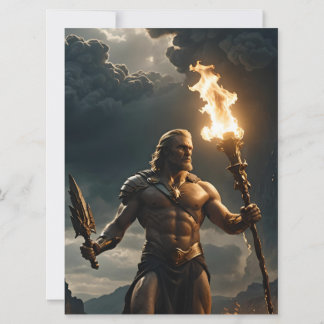 Prometheus Greek Mythology Fire Gods Card