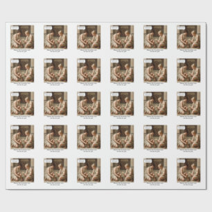 Prometheus stole fire from the gods. wrapping paper