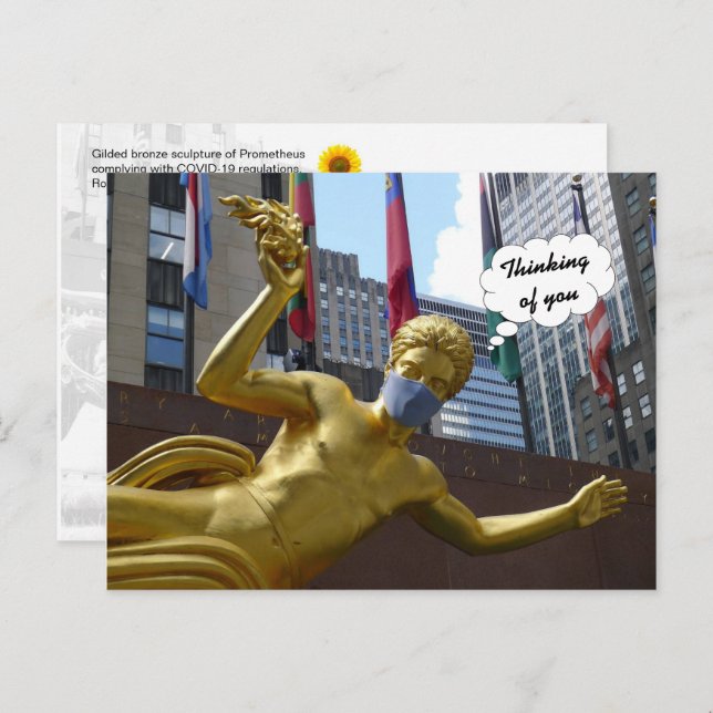 Prometheus, Thinking of you - postcard (Front/Back)