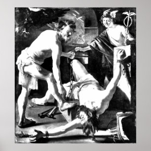 promethius chained by vulcan poster