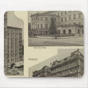 Prominent bldgs, Portland, Oregon Mouse Pad