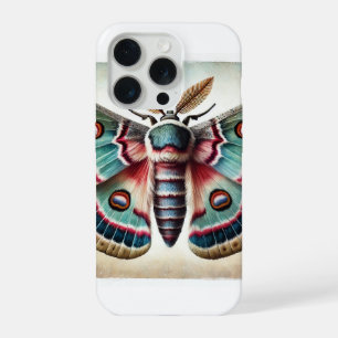 Prominent Moth 170724IREF228 - Watercolor iPhone 15 Pro Case