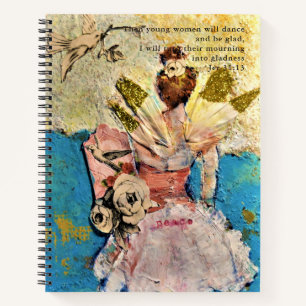 Promise of Peace mixed media art prayer journal