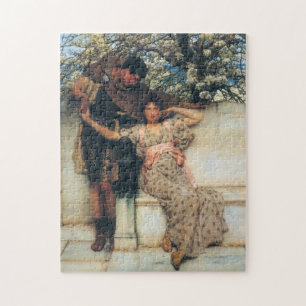 Promise of Spring (by Lawrence Alma-Tadema) Jigsaw Puzzle