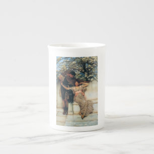 Promise of Spring (Romantic Man and Woman) Bone China Mug