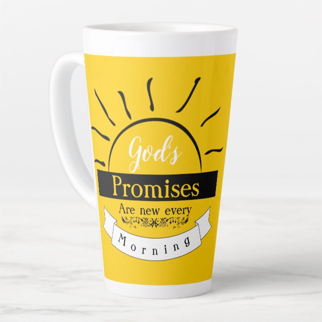 Promises  latte mug (Left Angle)