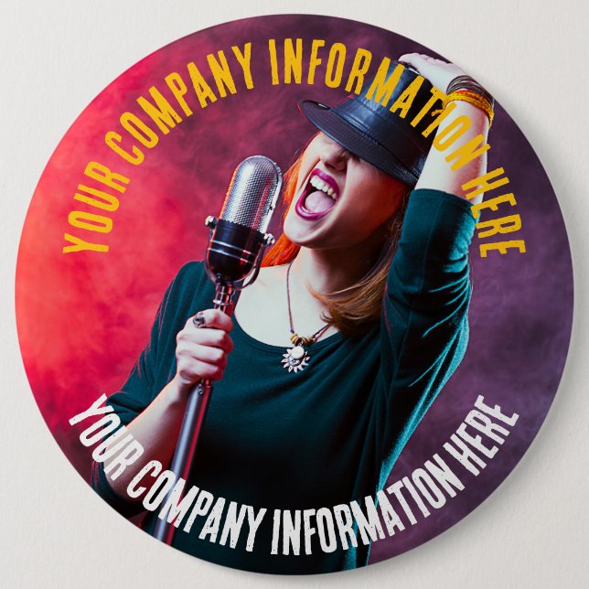 Promo 6 Cm Round Badge (Front)