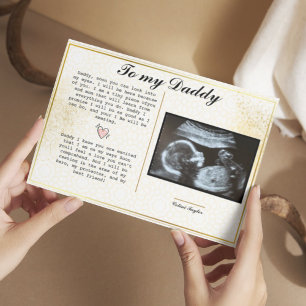 Promote Dad From Bump to Daddy: Funny Father's Day Referral Card