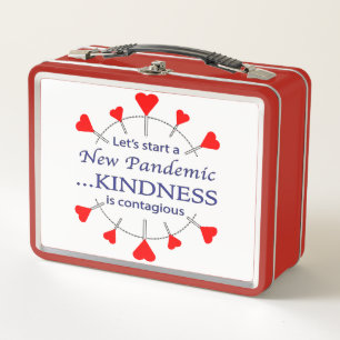 Promote Kindness Metal Lunch Box