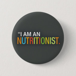 Promote Nutrition with Stylish Round 6 Cm Round Badge