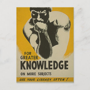 Promote Reading Print Postcard
