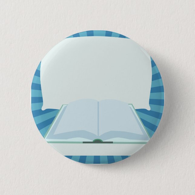 Promote Your Book Add Title Here 6 Cm Round Badge (Front)