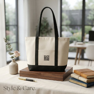 Promote Your Brand with Custom N and Black Impulse Tote Bag
