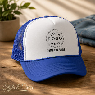Promote Your Brand with Personalised W and Royal Trucker Hat