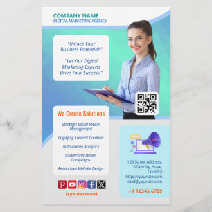 Promote Your Digital Marketing Agency Business Flyer