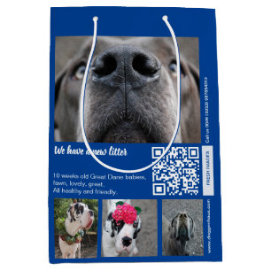 Promote your Puppies Medium Gift Bag