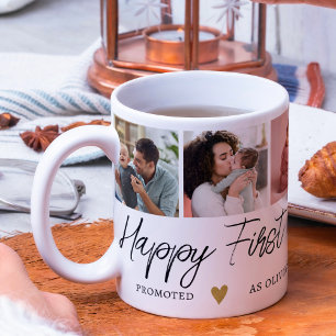 Promoted As Grandma Mothers Day 5 Photo Collage Coffee Mug