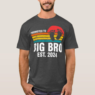 Promoted Big Bro 2024 Vintage Brother T-Shirt
