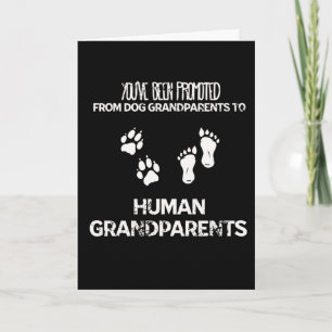 Promoted Dog Grandparents To Human Grandparents   Holiday Card