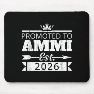 Promoted to Ammi Est 2026 New Uncle Reveal Vintage Mouse Pad